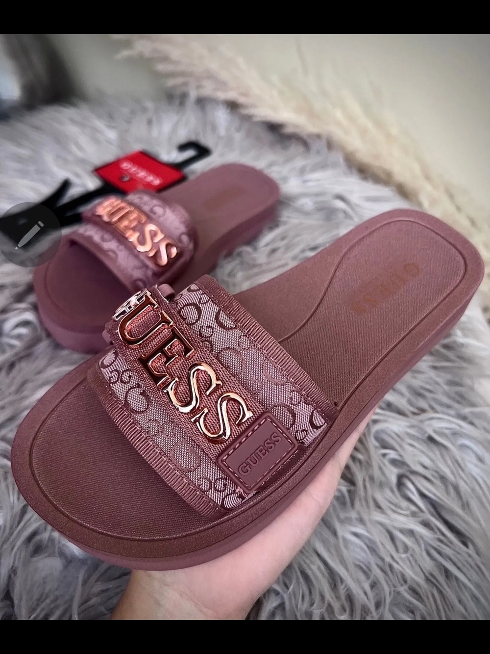 GUESS Women's Slide Sandals